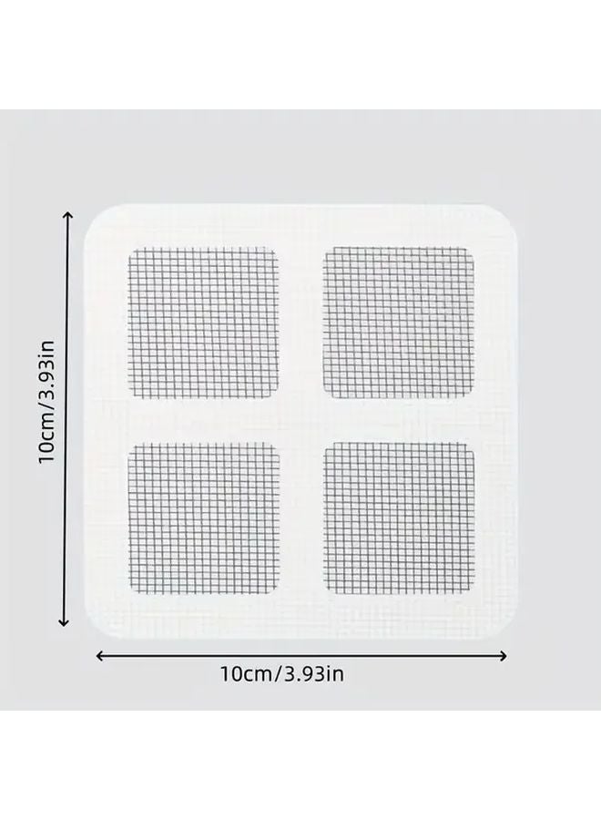 15pcs Bathroom Floor Drain Stickers Anti Clog Hair Filter Net For Toilet Drainage - Image 3